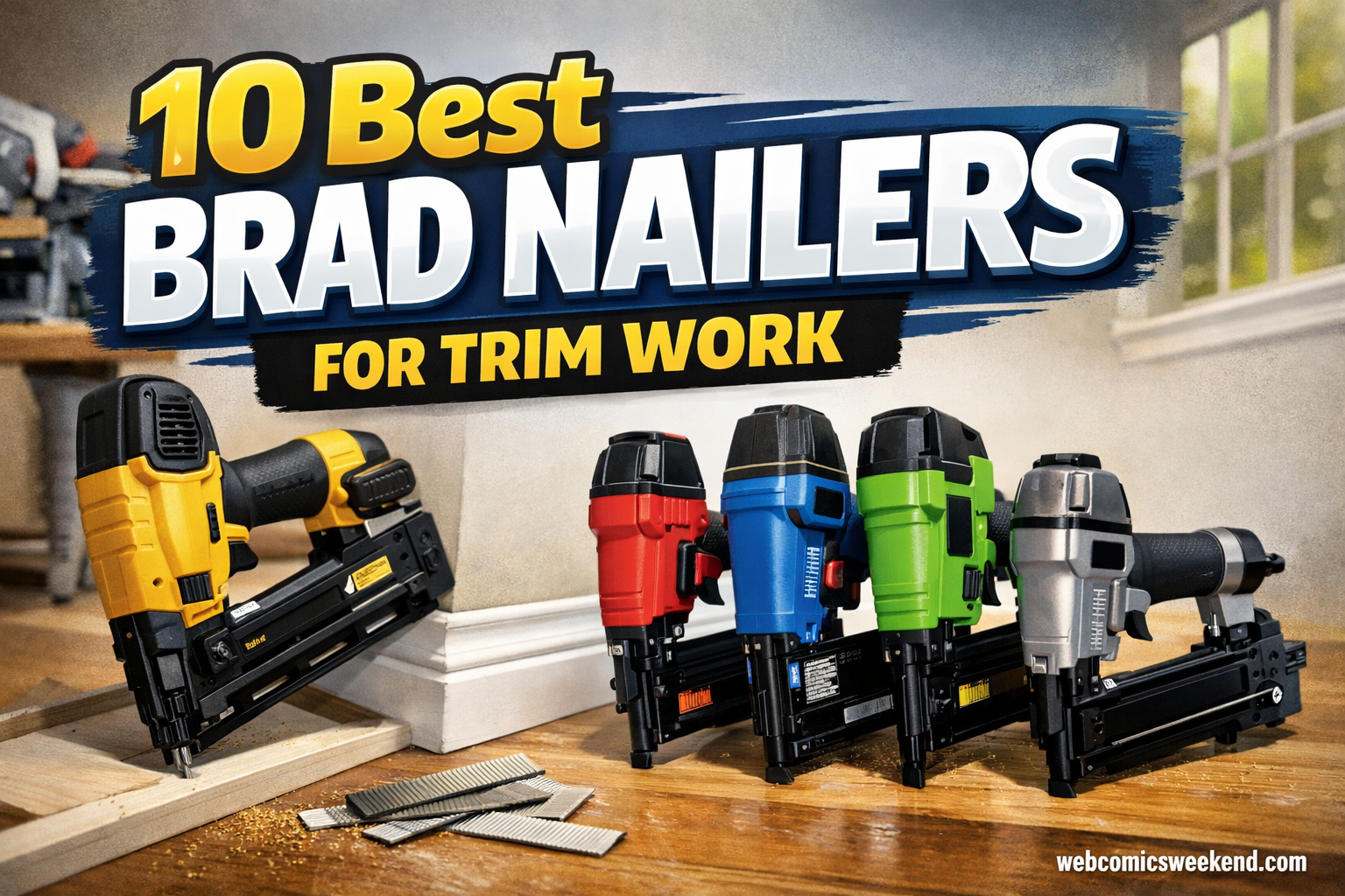 10 Best Brad Nailers for Trim Work