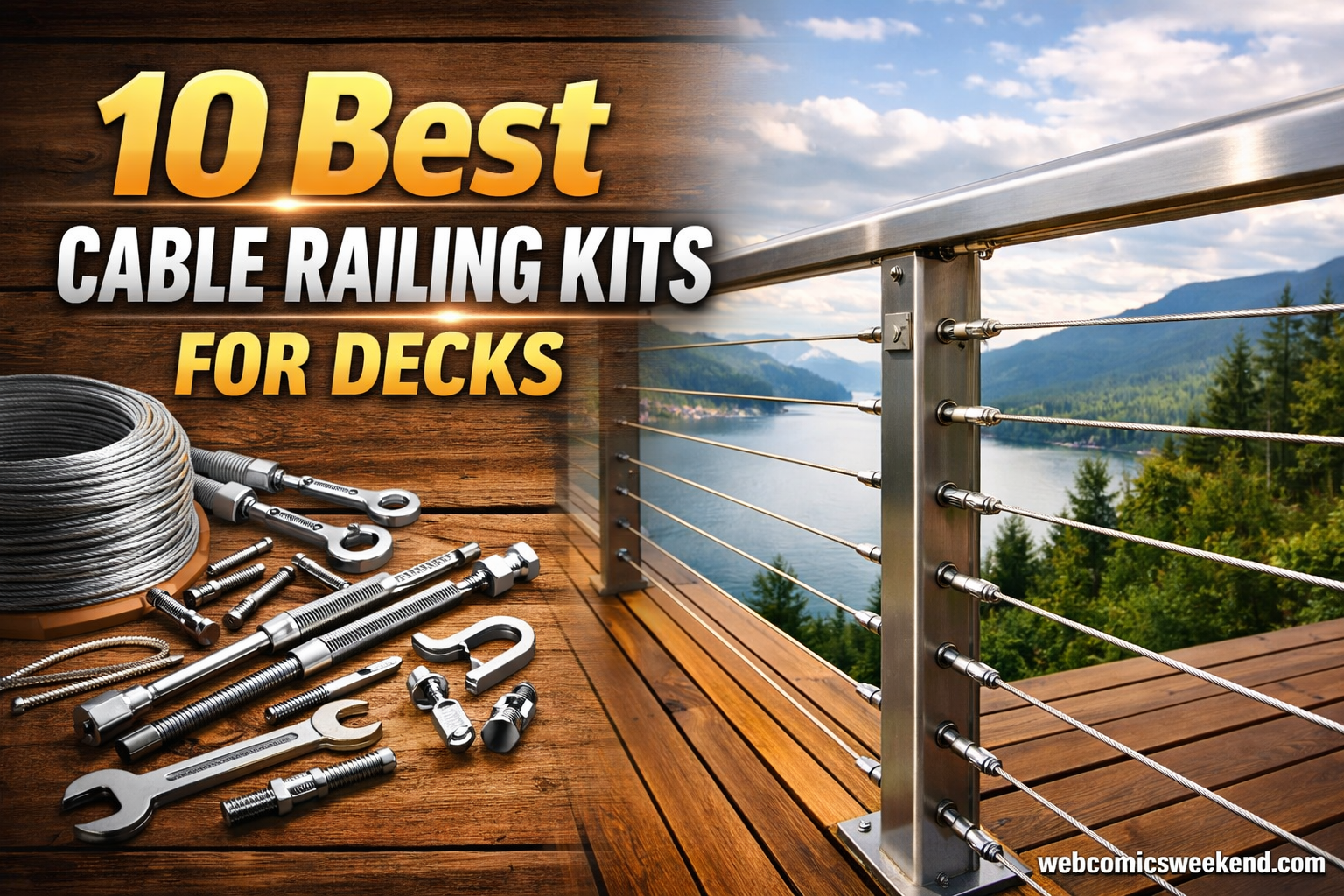 10 Best Cable Railing Kits for Decks