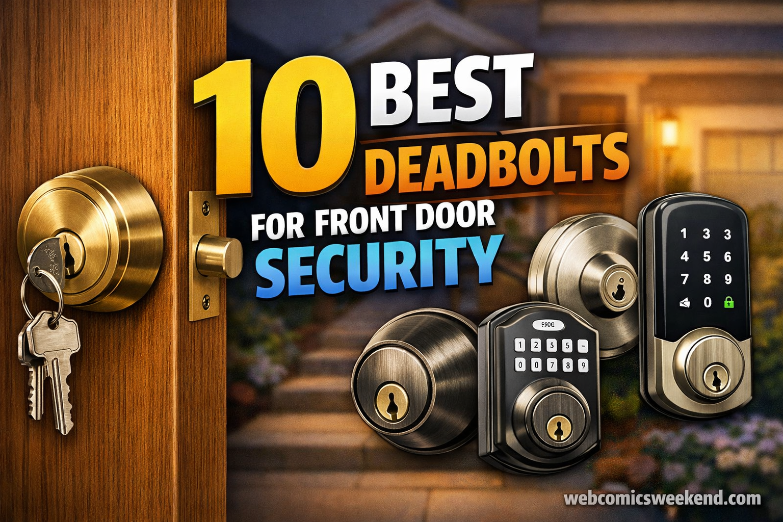10 Best Deadbolts for Front Door Security