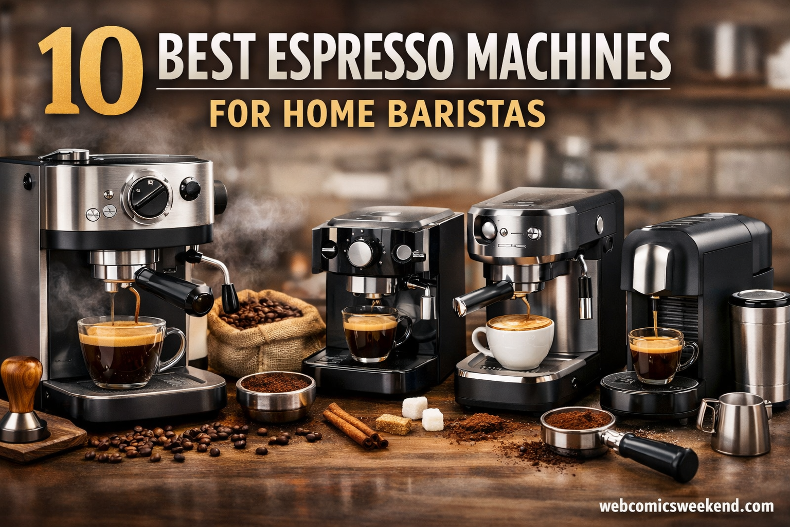 10 Best Espresso Machines for Home Baristas
