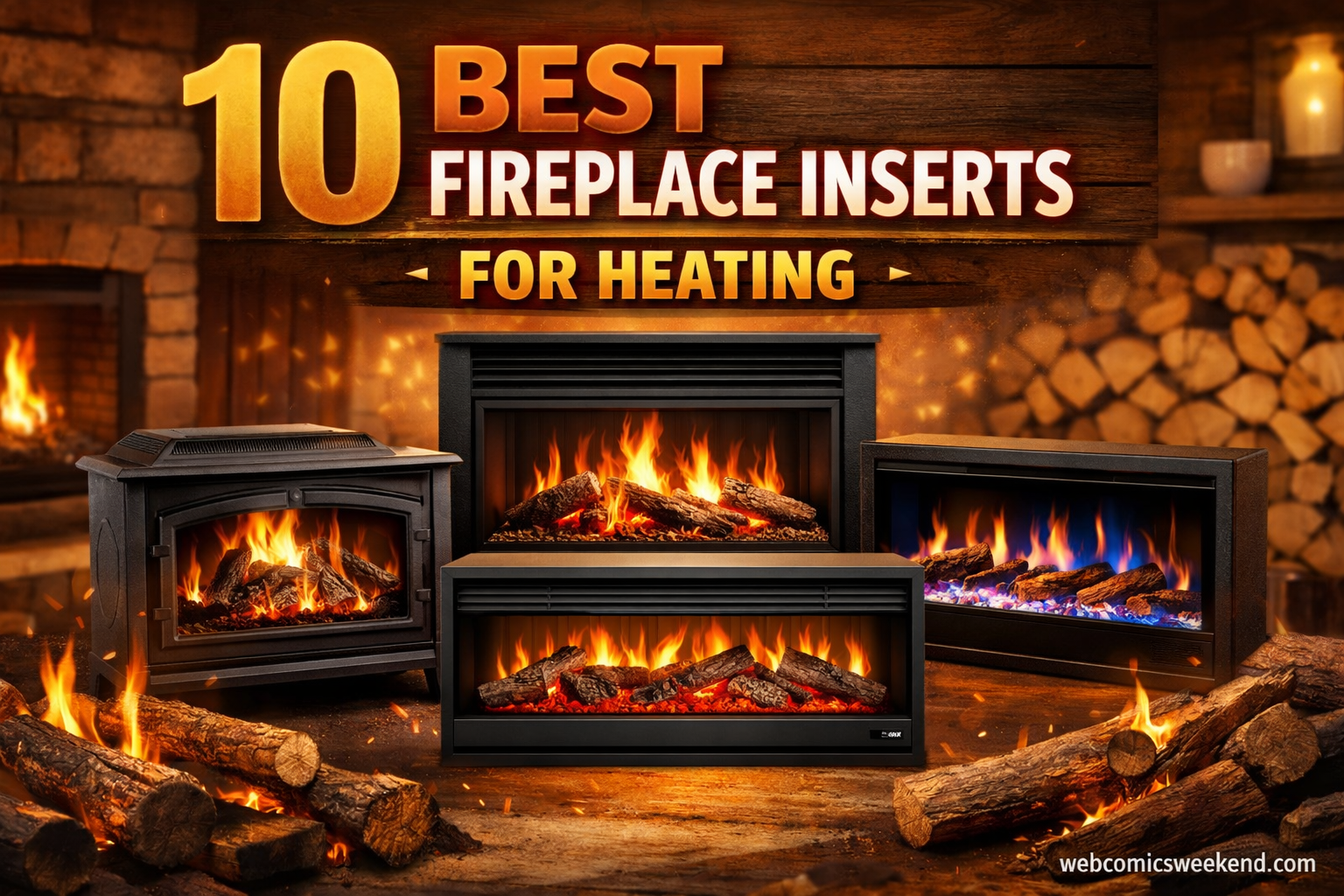 10 Best Fireplace Inserts for Heating