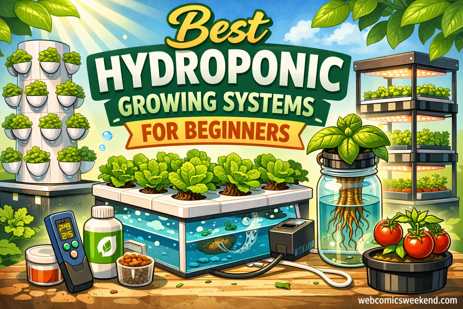 10 Best Hydroponic Growing Systems for Beginners