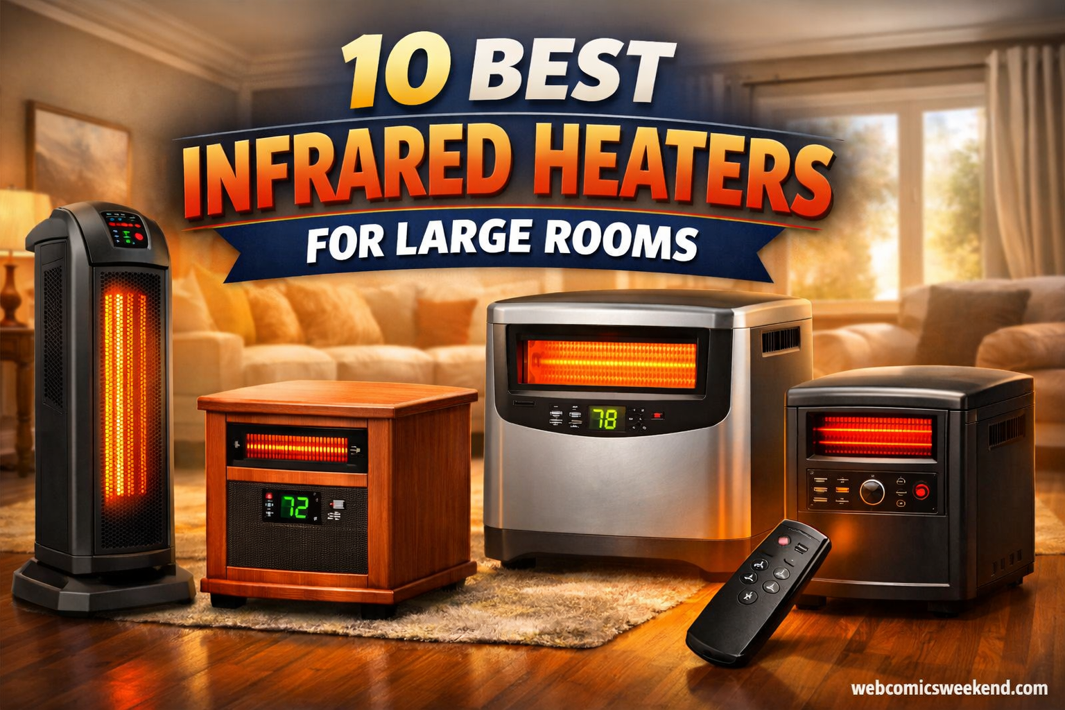 10 Best Infrared Heaters for Large Rooms