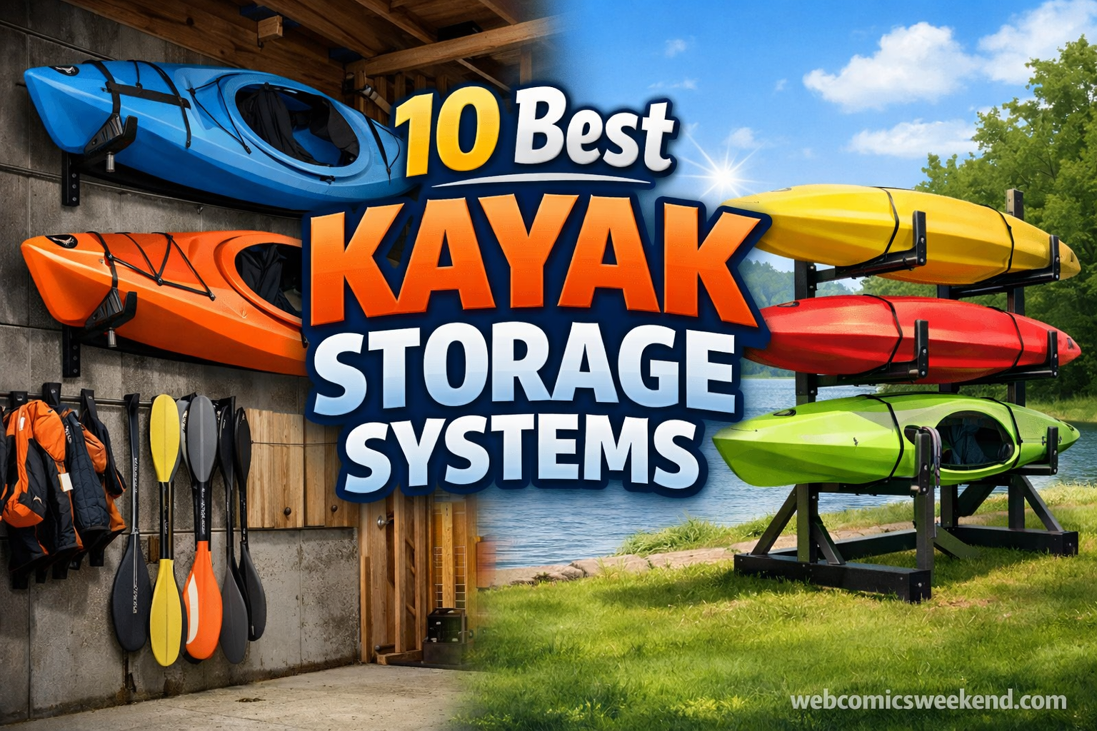 10 Best Kayak Storage Systems