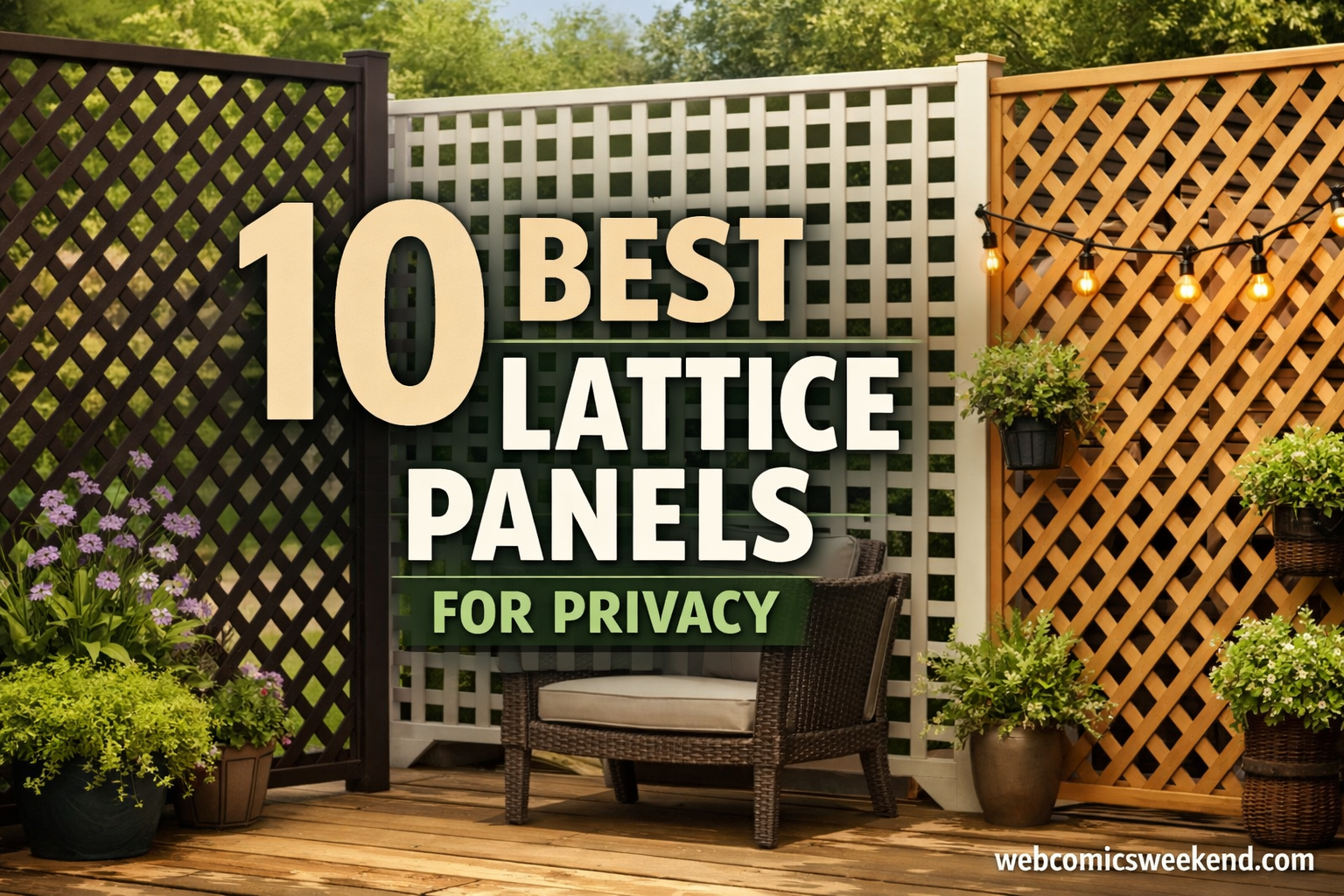 10 Best Lattice Panels for Privacy