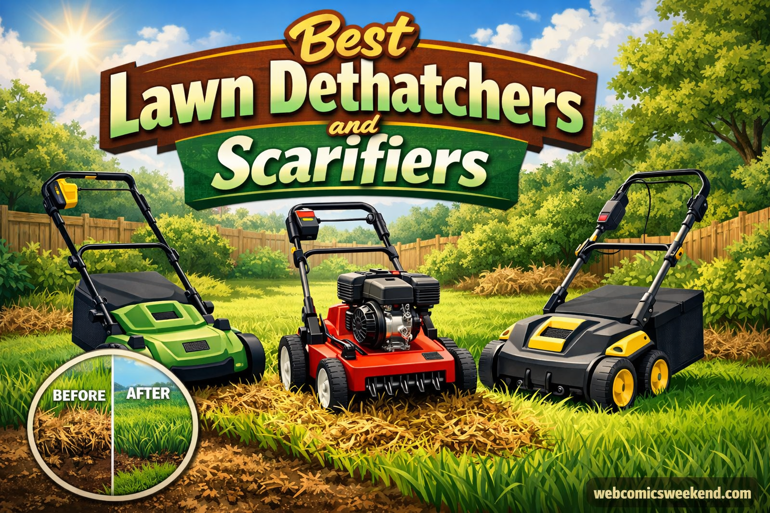 10 Best Lawn Dethatchers and Scarifiers