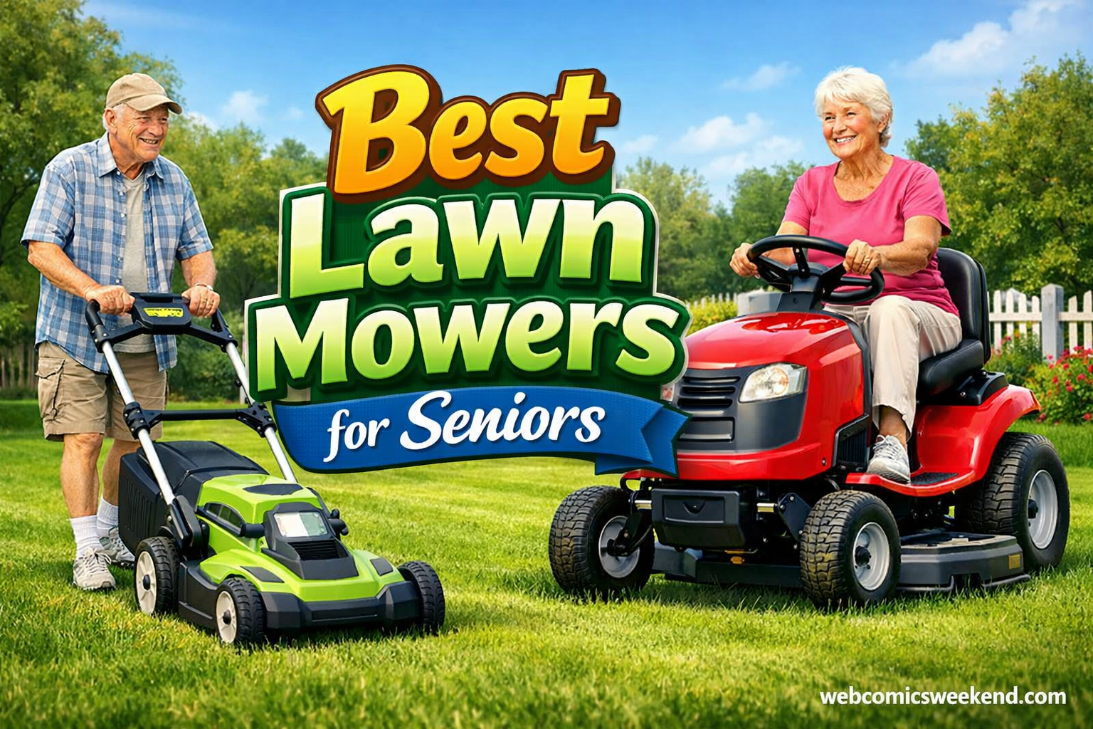 10 Best Lawn Mowers for Seniors
