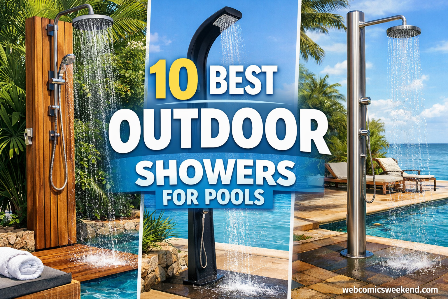 10 Best Outdoor Showers for Pools