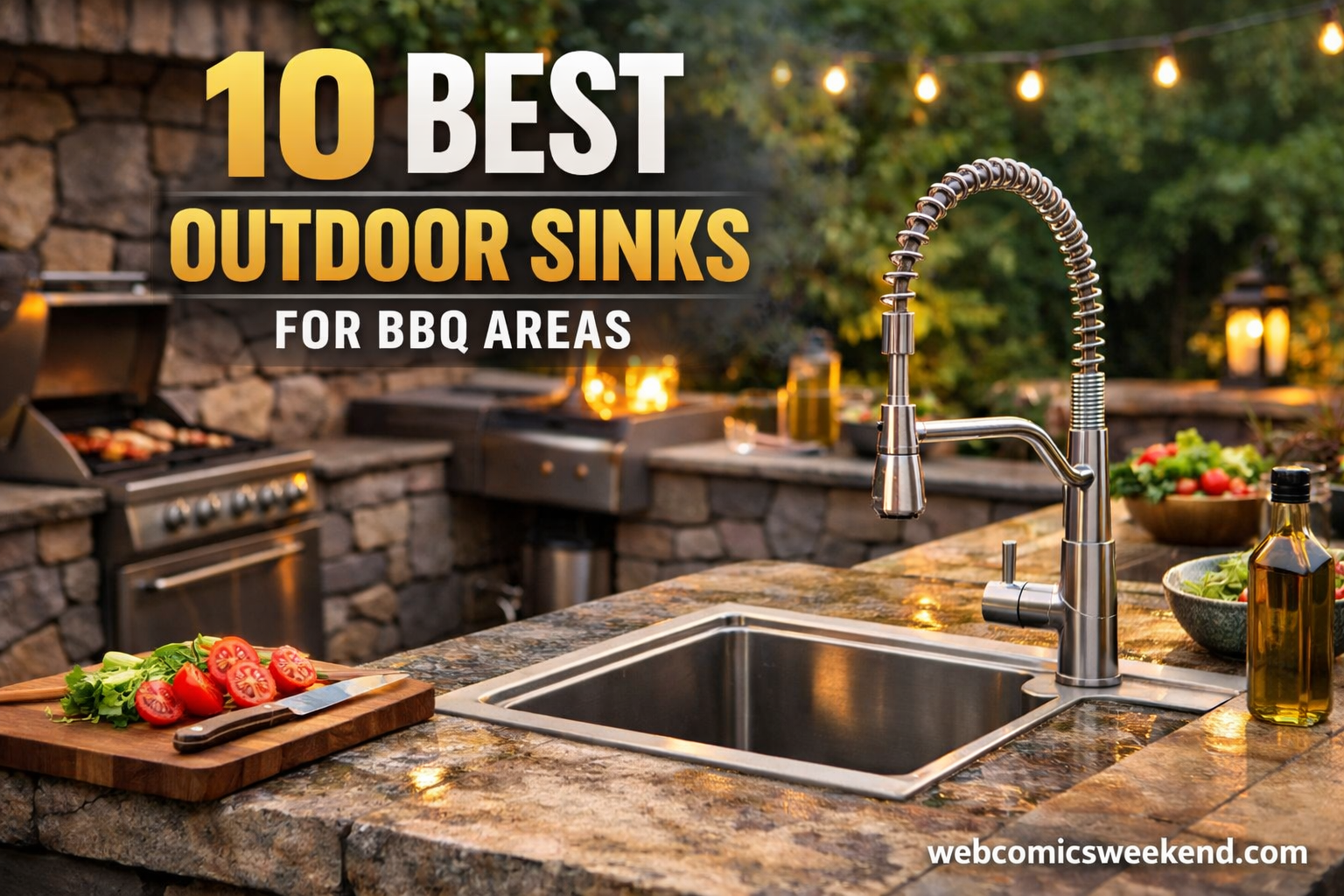 10 Best Outdoor Sinks for BBQ Areas