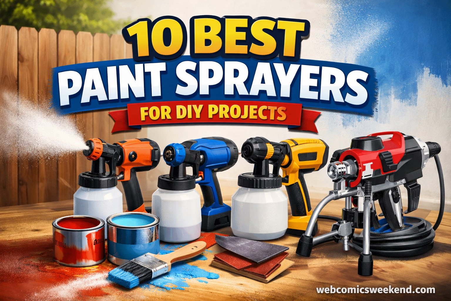 10 Best Paint Sprayers for DIY Projects