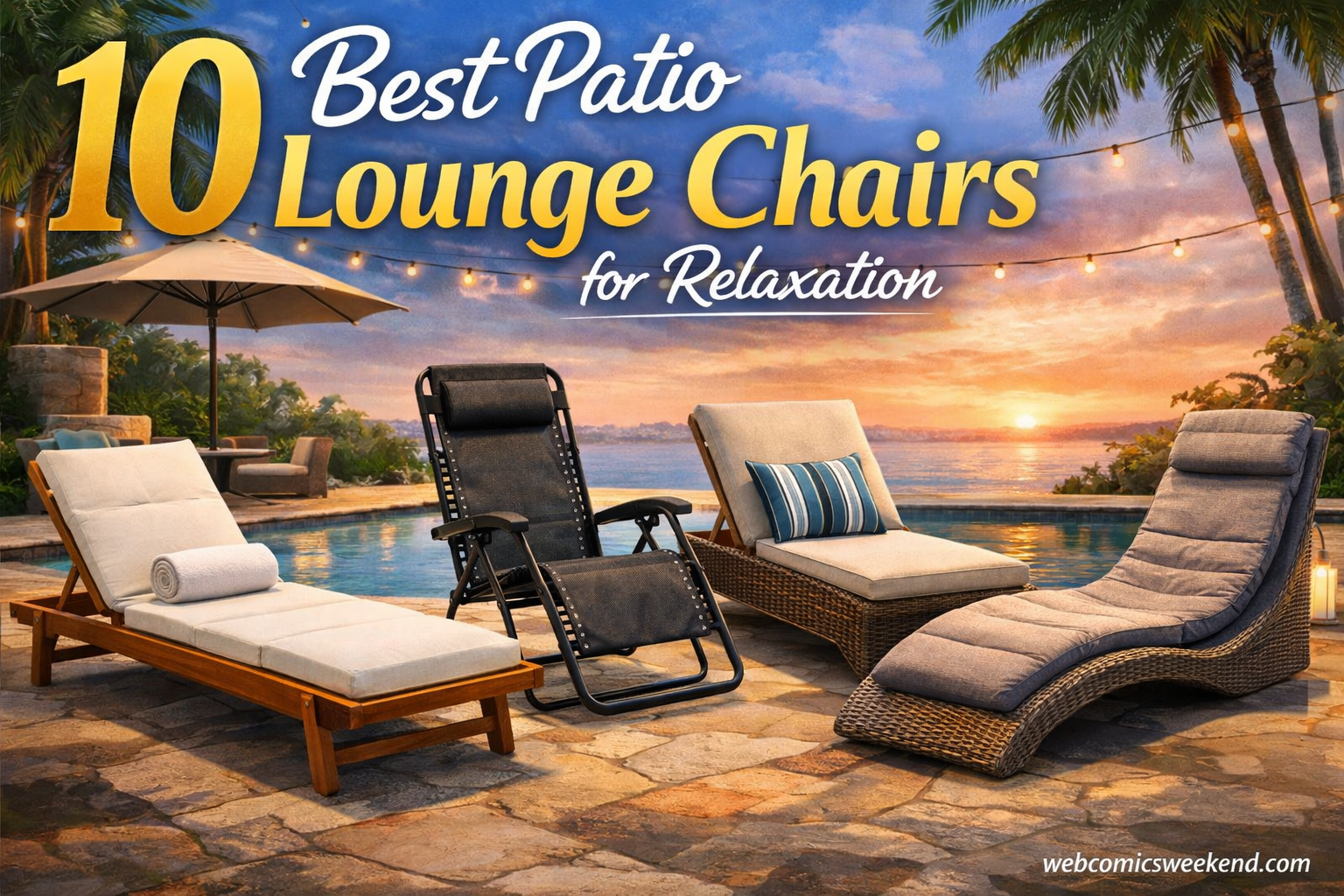 10 Best Patio Lounge Chairs for Relaxation