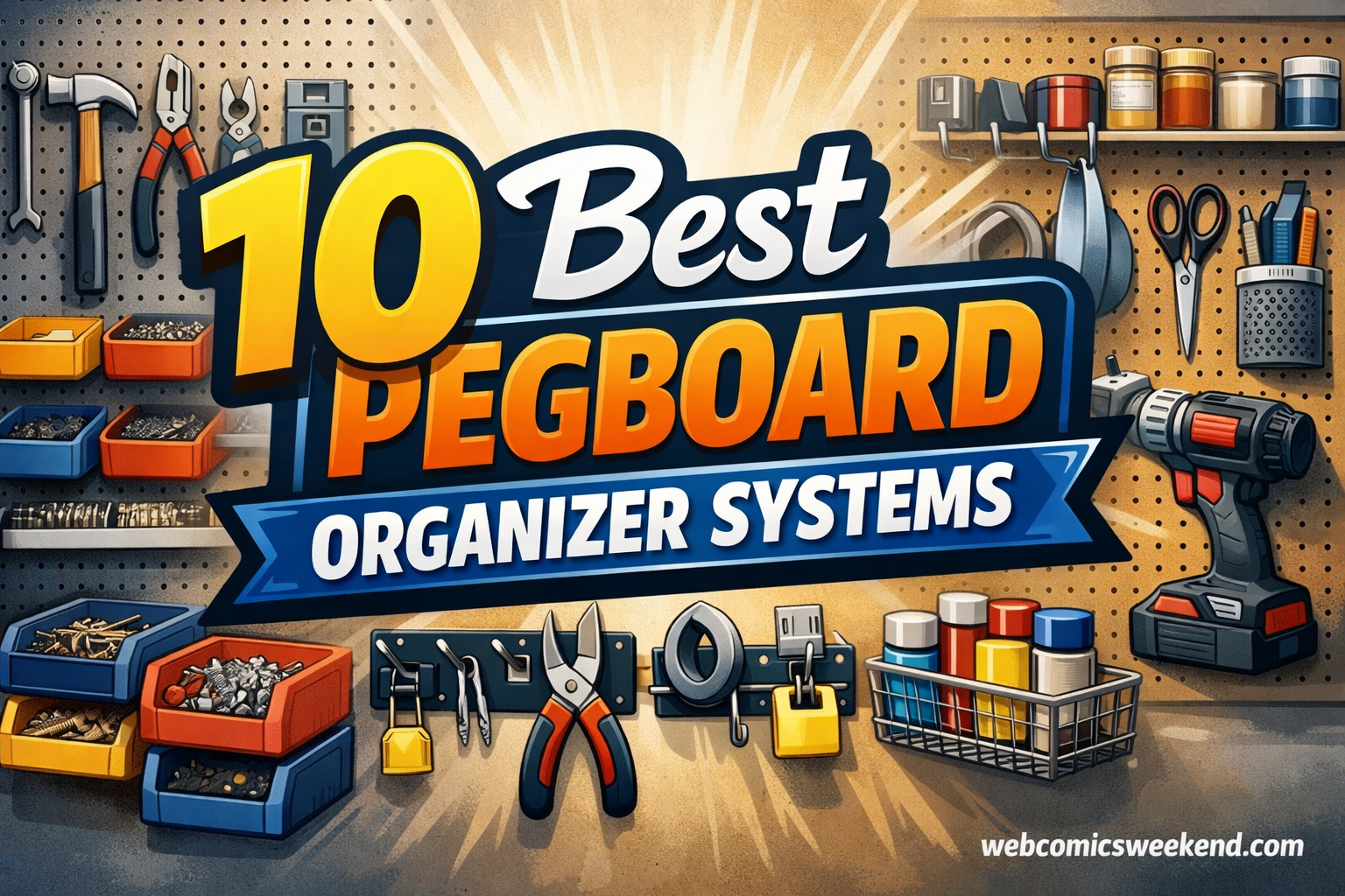 10 Best Pegboard Organizer Systems