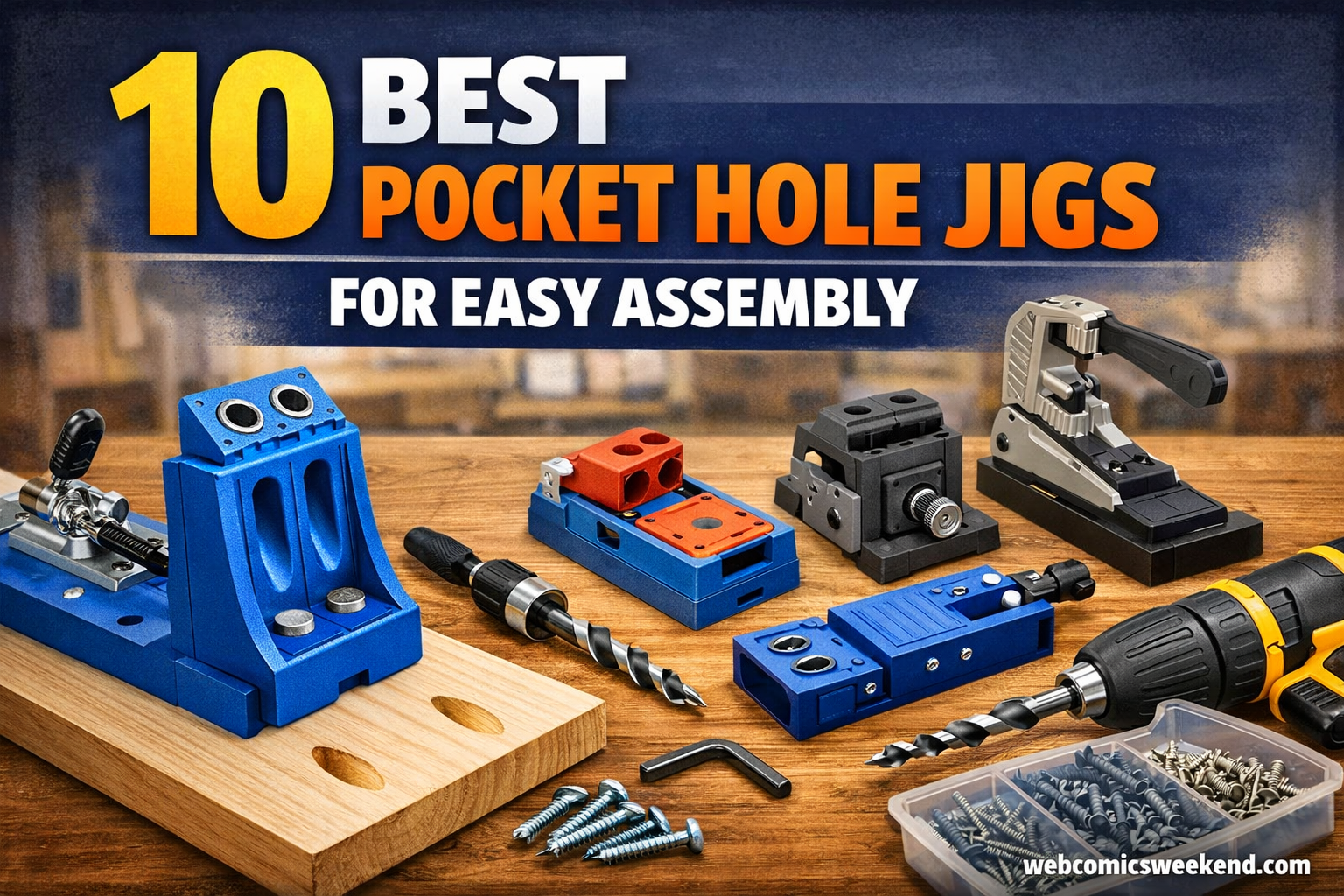 10 Best Pocket Hole Jigs for Easy Assembly