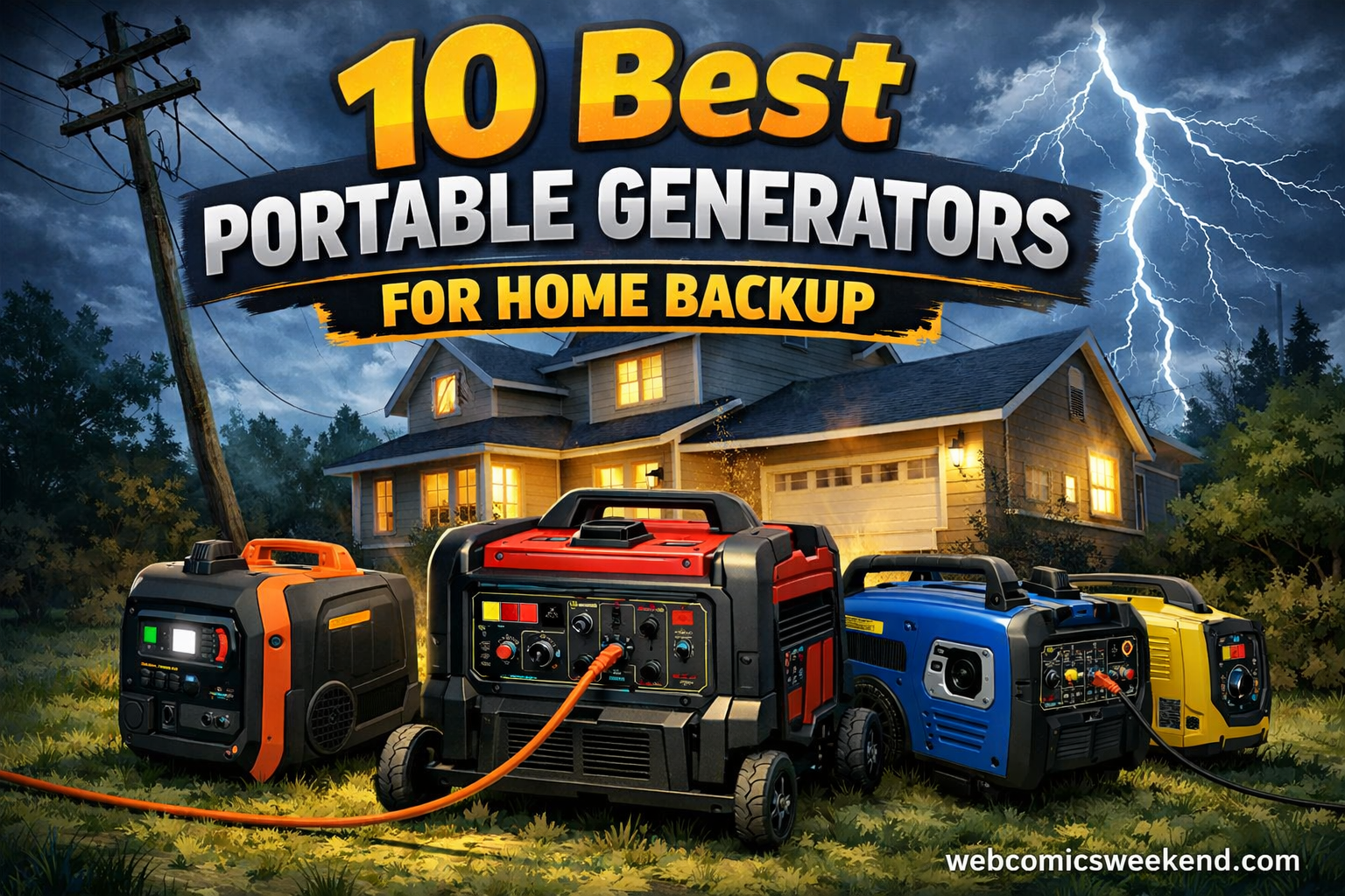10 Best Portable Generators for Home Backup
