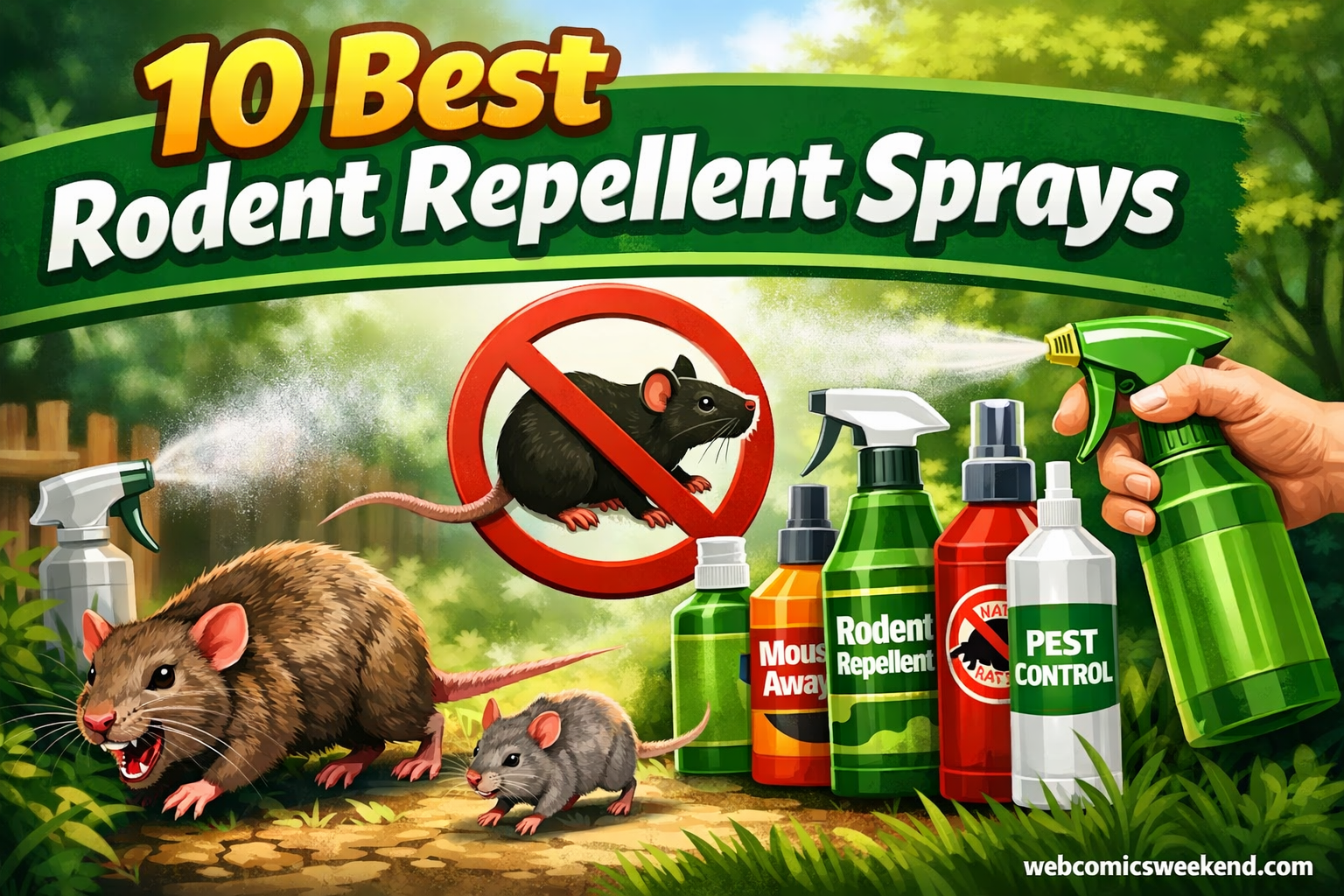 10 Best Rodent Repellent Sprays