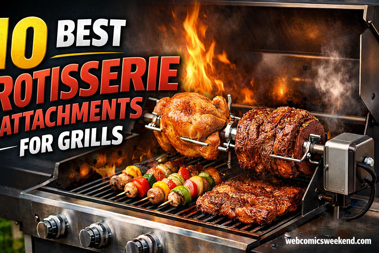 10 Best Rotisserie Attachments for Grills