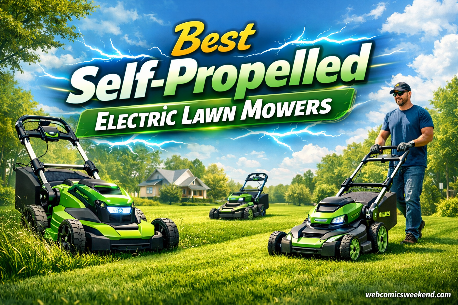 10 Best Self-Propelled Electric Lawn Mowers
