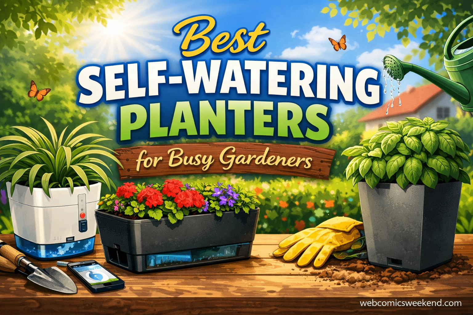 10 Best Self-Watering Planters for Busy Gardeners