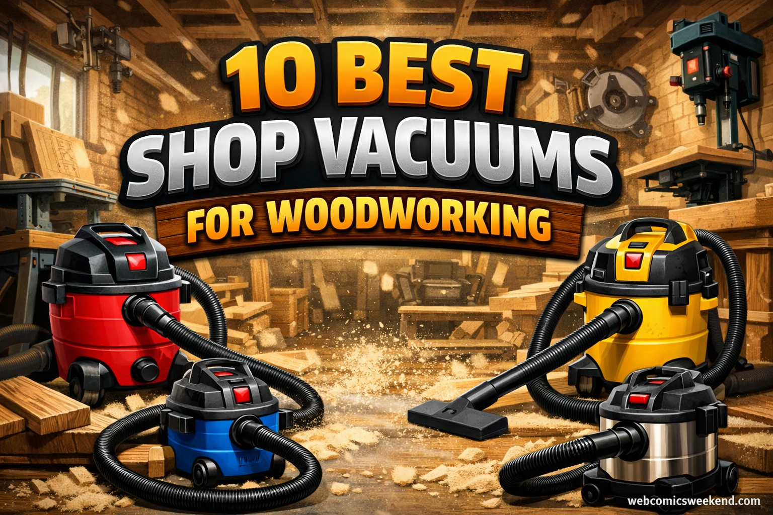 10 Best Shop Vacuums for Woodworking