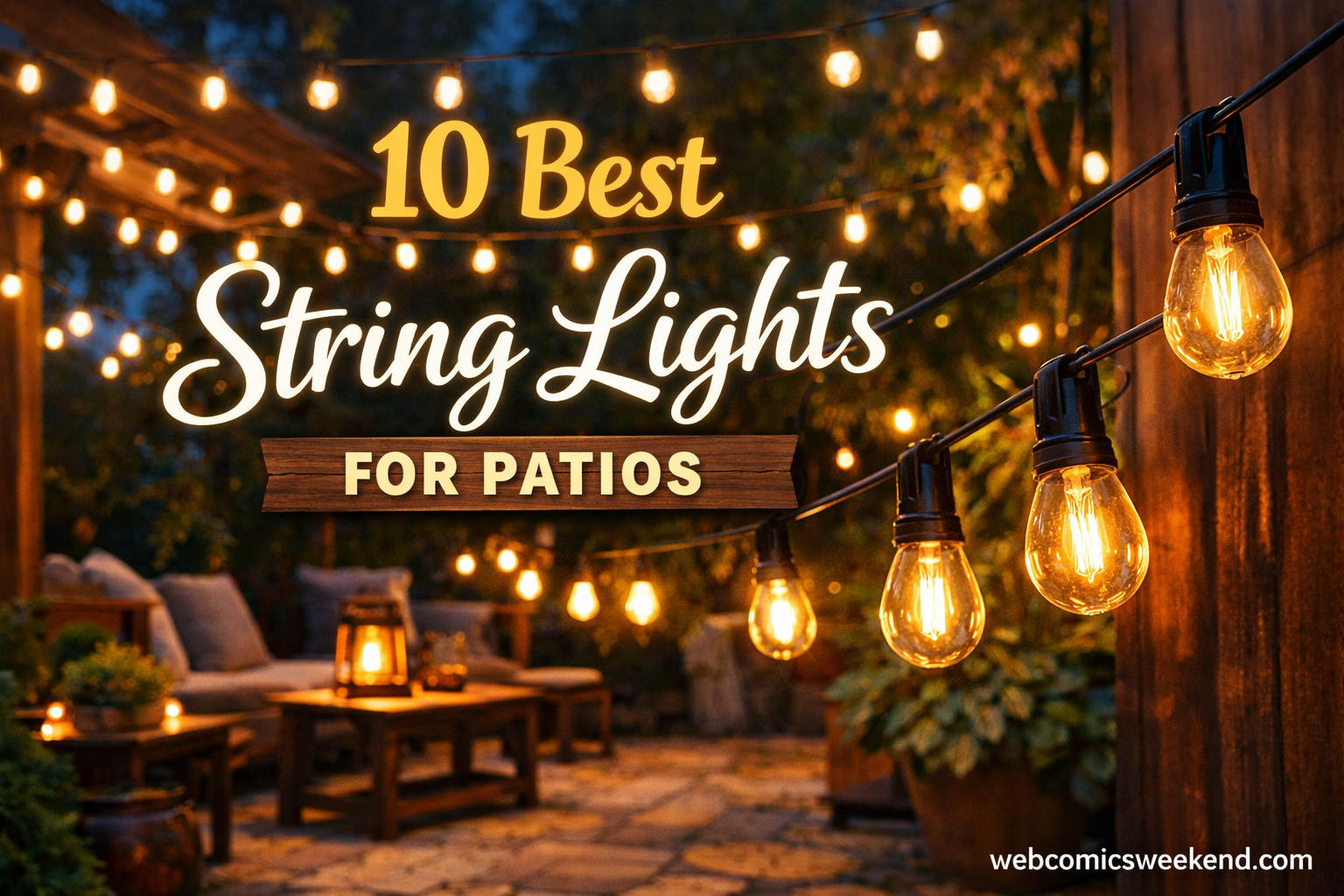 10 Best String Lights for Patios