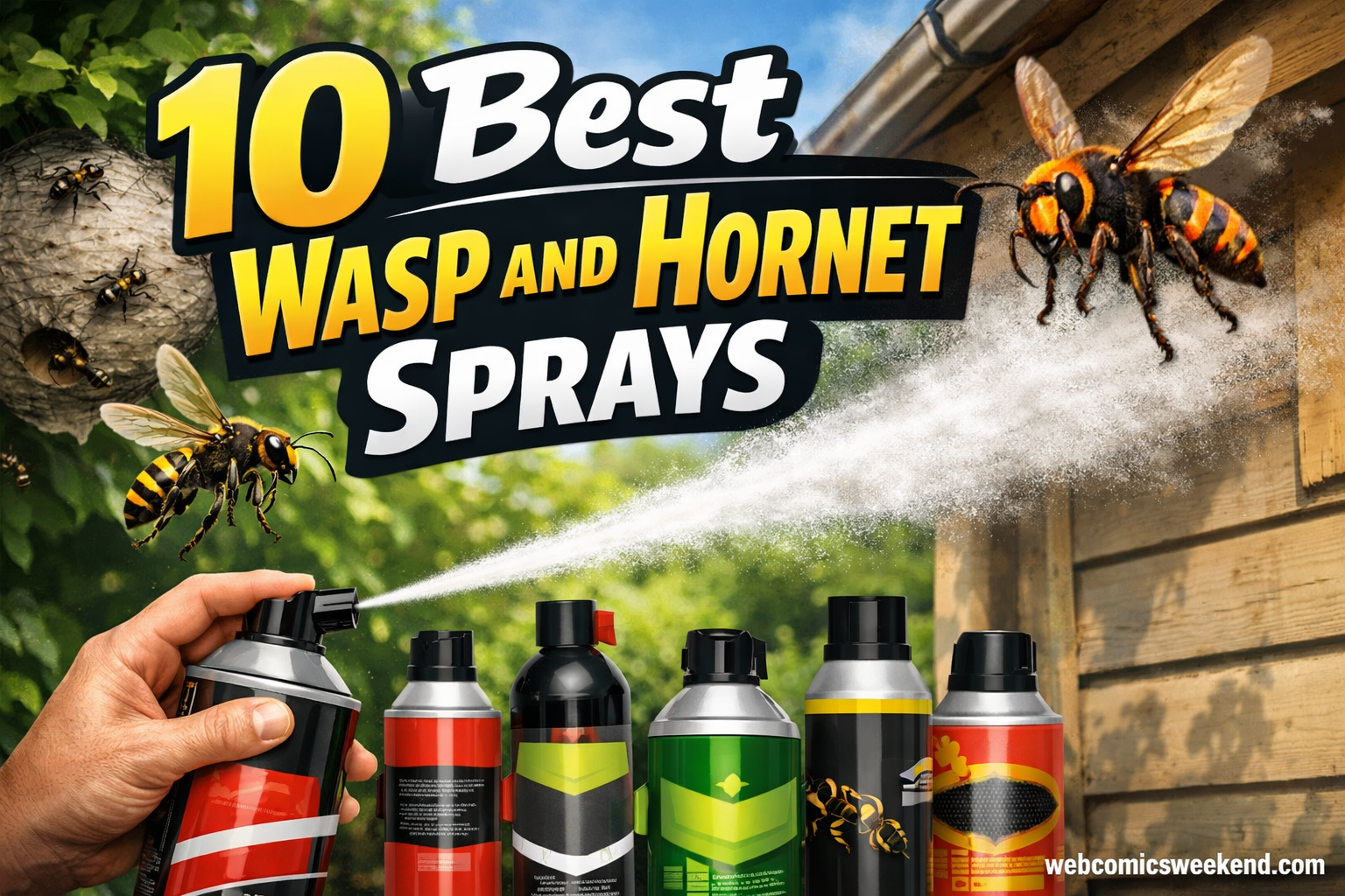 10 Best Wasp and Hornet Sprays