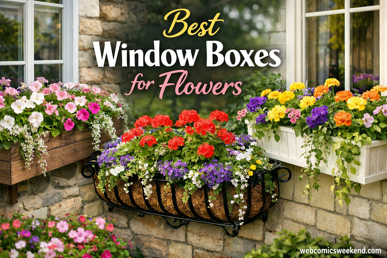 10 Best Window Boxes for Flowers