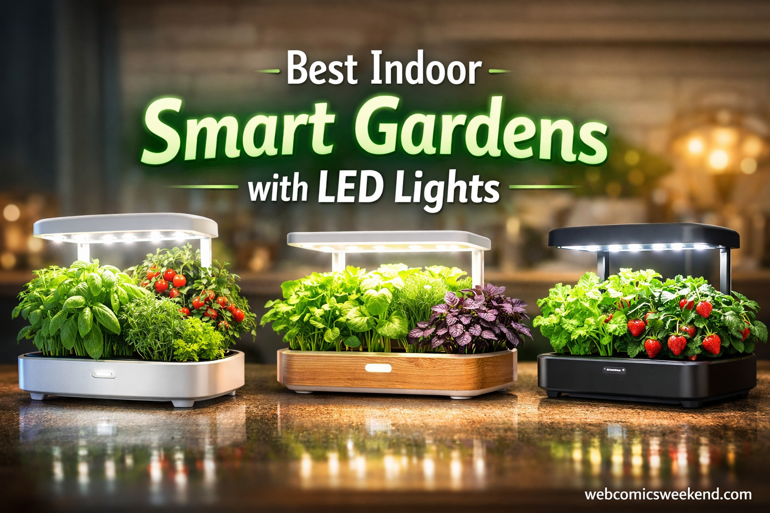 11 Best Indoor Smart Gardens with LED Lights
