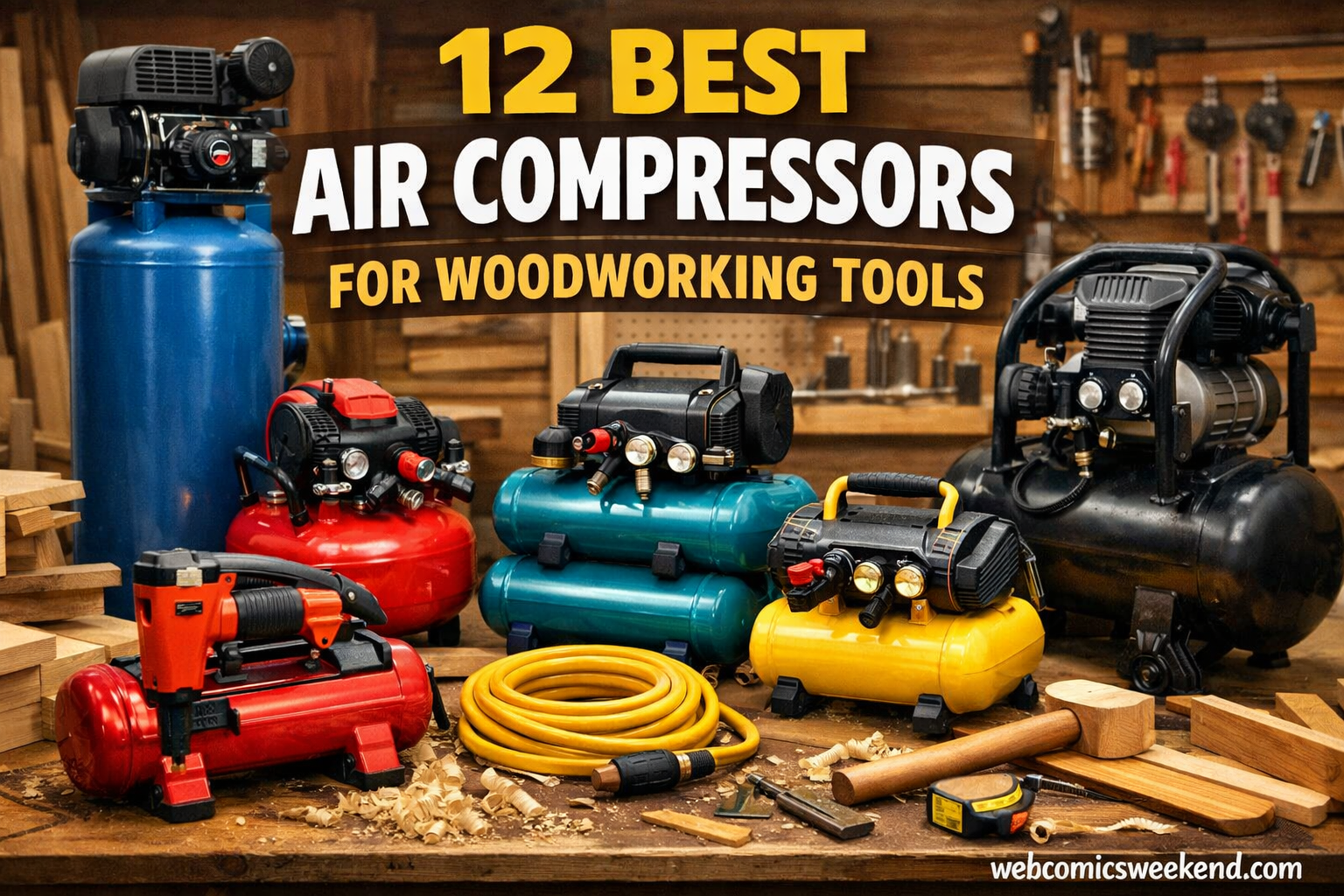 12 Best Air Compressors for Woodworking Tools