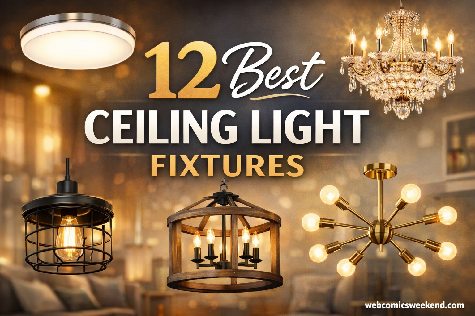 12 Best Ceiling Light Fixtures