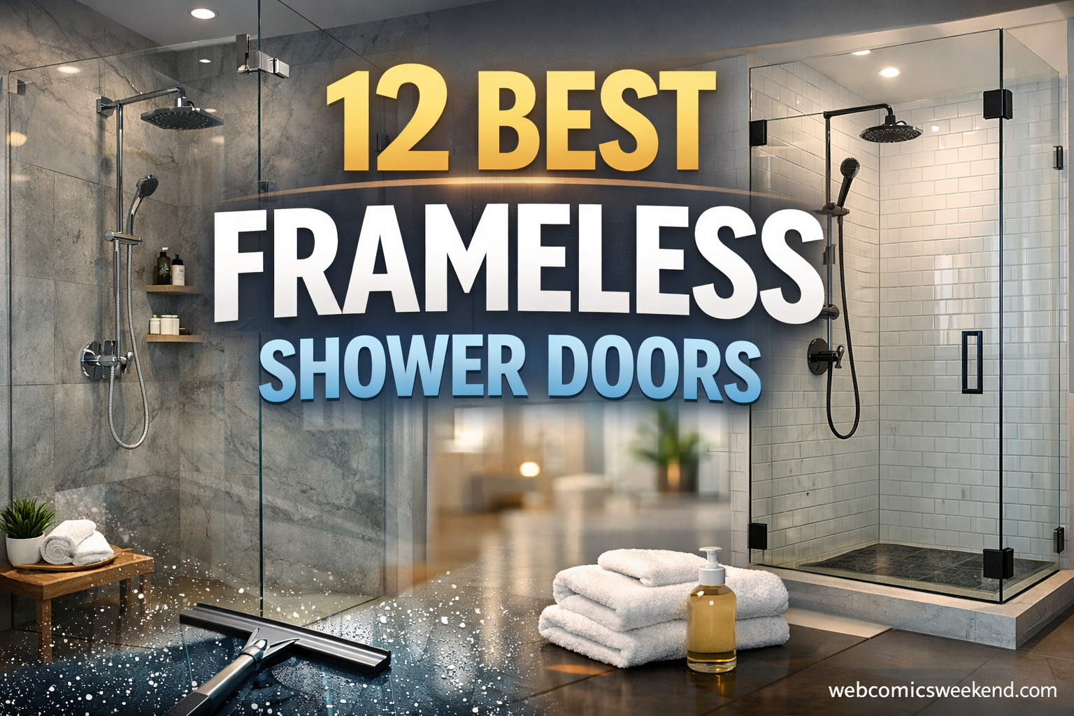 12 Best Frameless Shower Doors