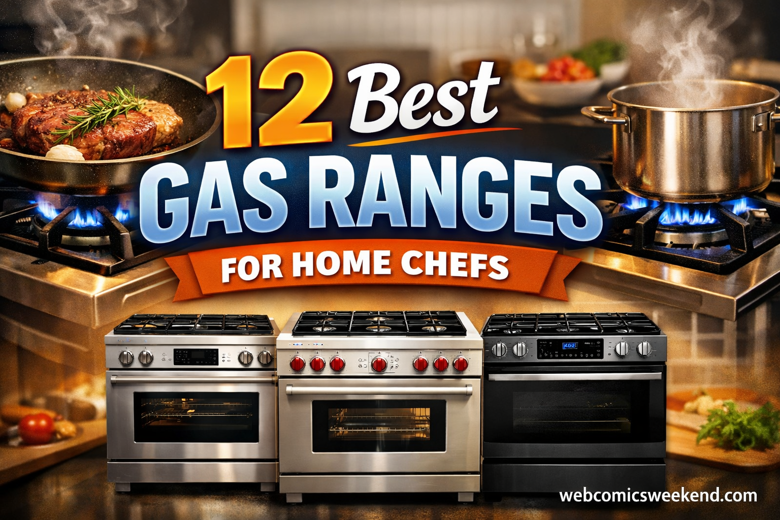 12 Best Gas Ranges for Home Chefs