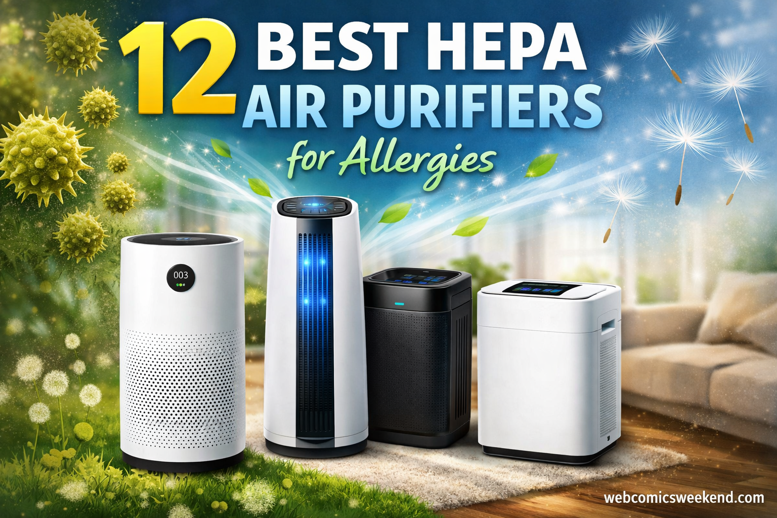 12 Best HEPA Air Purifiers for Allergies