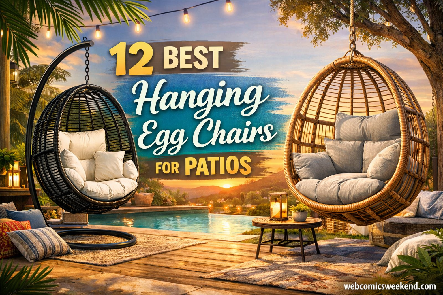 12 Best Hanging Egg Chairs for Patios