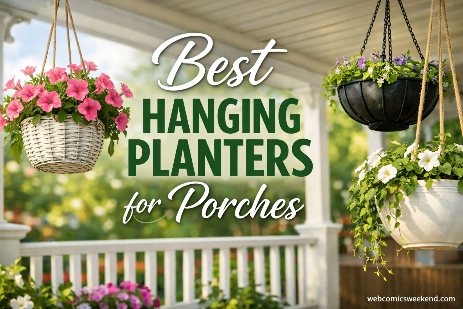 12 Best Hanging Planters for Porches