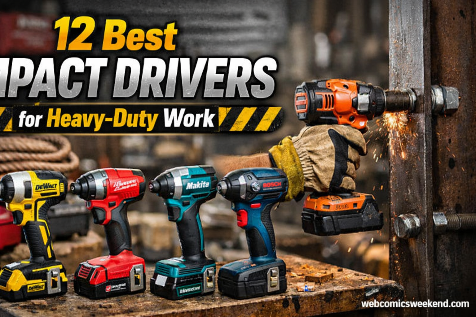 12 Best Impact Drivers for Heavy-Duty Work