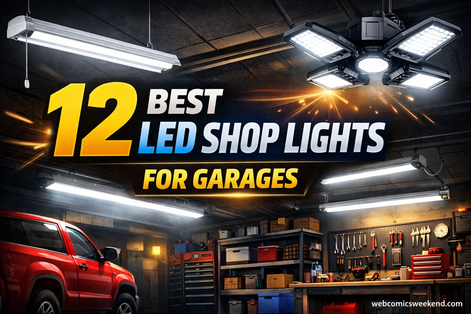 12 Best LED Shop Lights for Garages