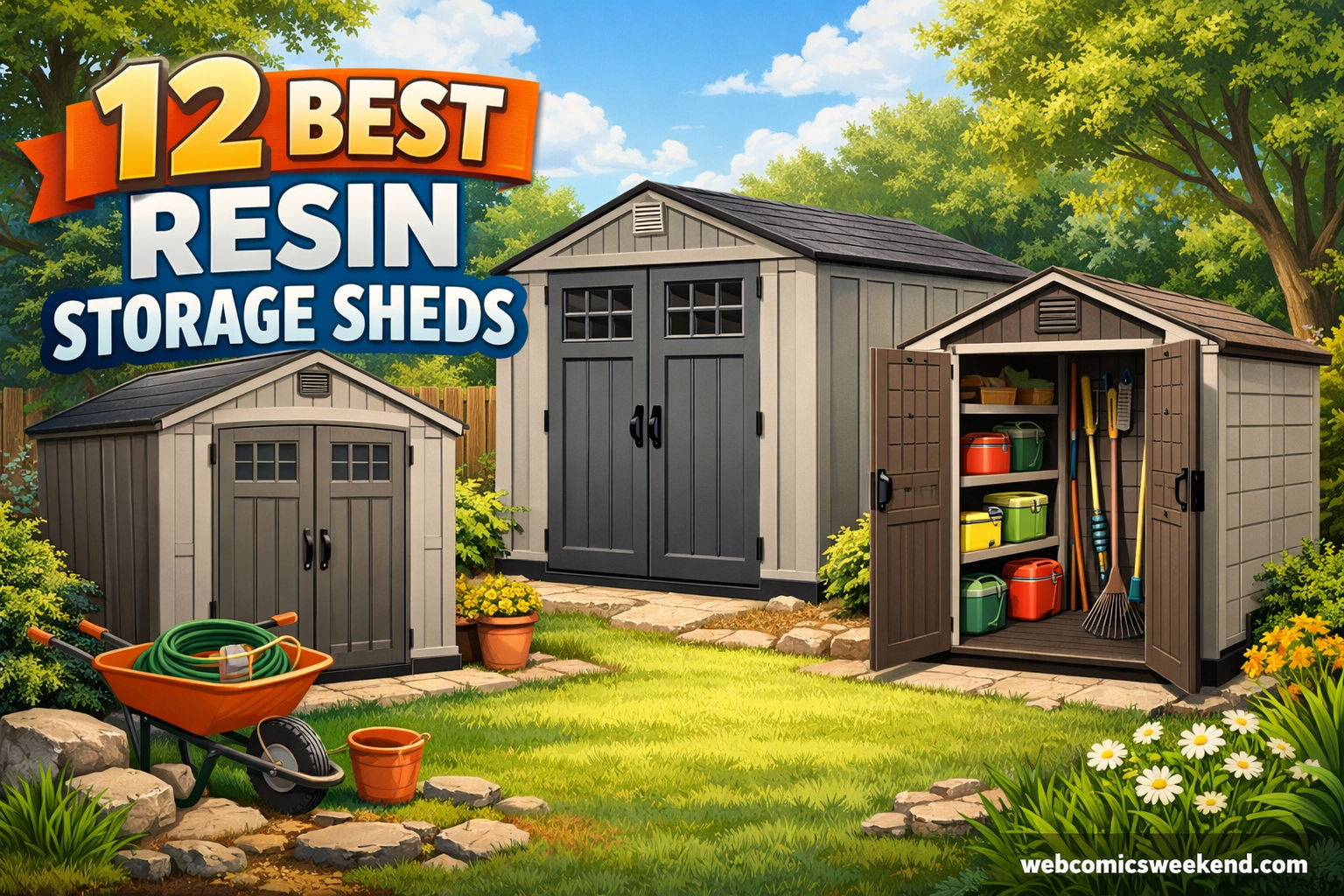 12 Best Resin Storage Sheds