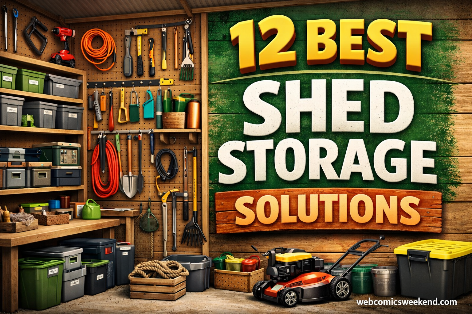12 Best Shed Storage Solutions