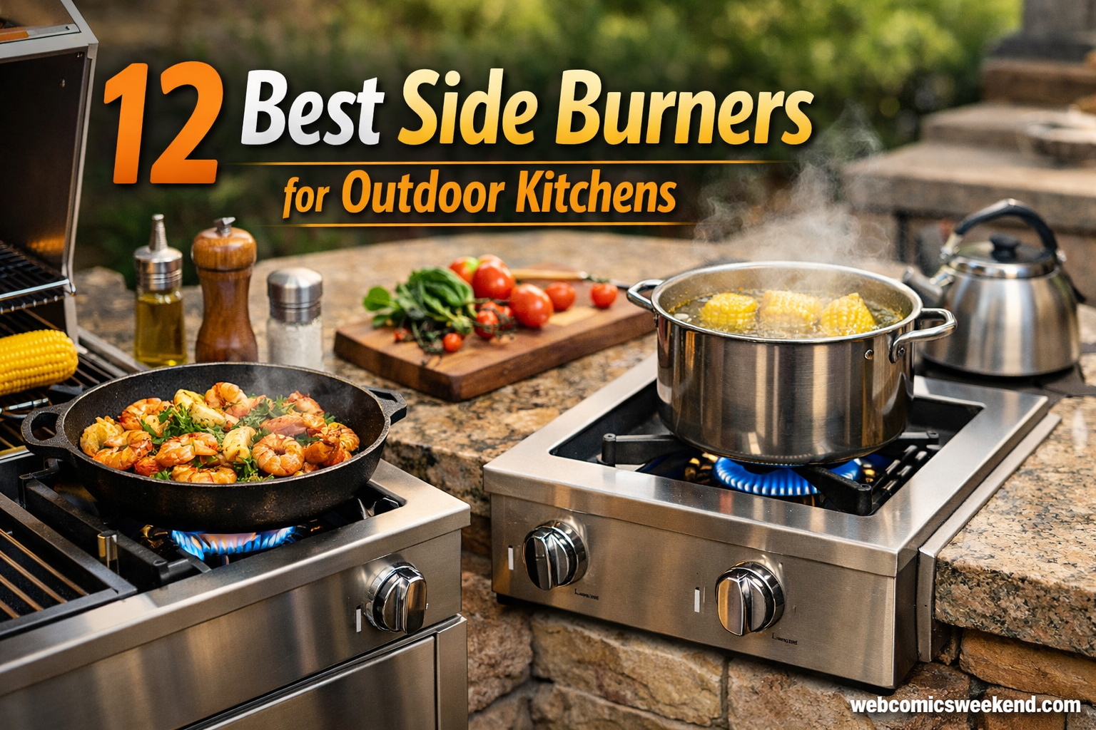 12 Best Side Burners for Outdoor Kitchens