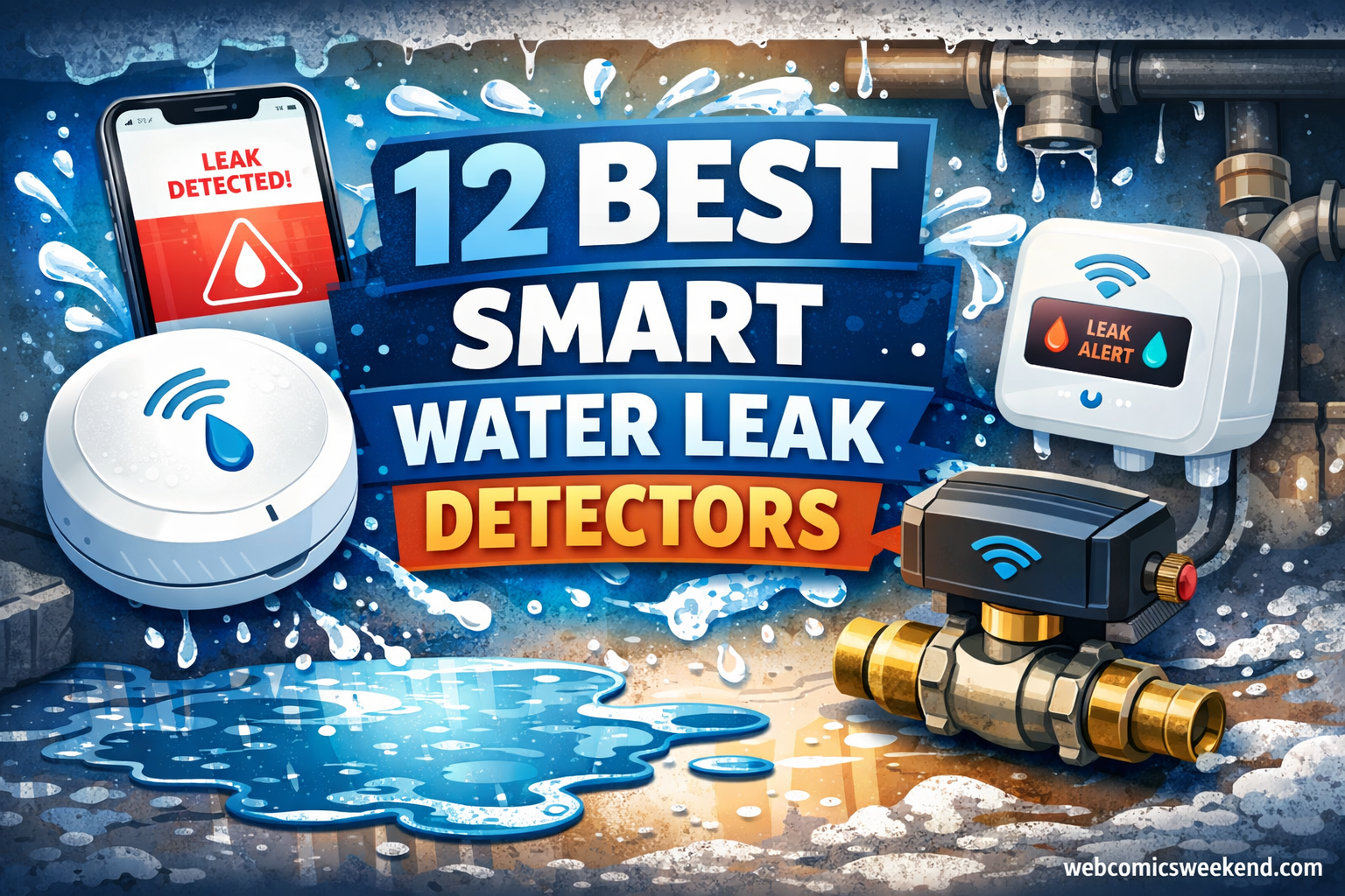 12 Best Smart Water Leak Detectors
