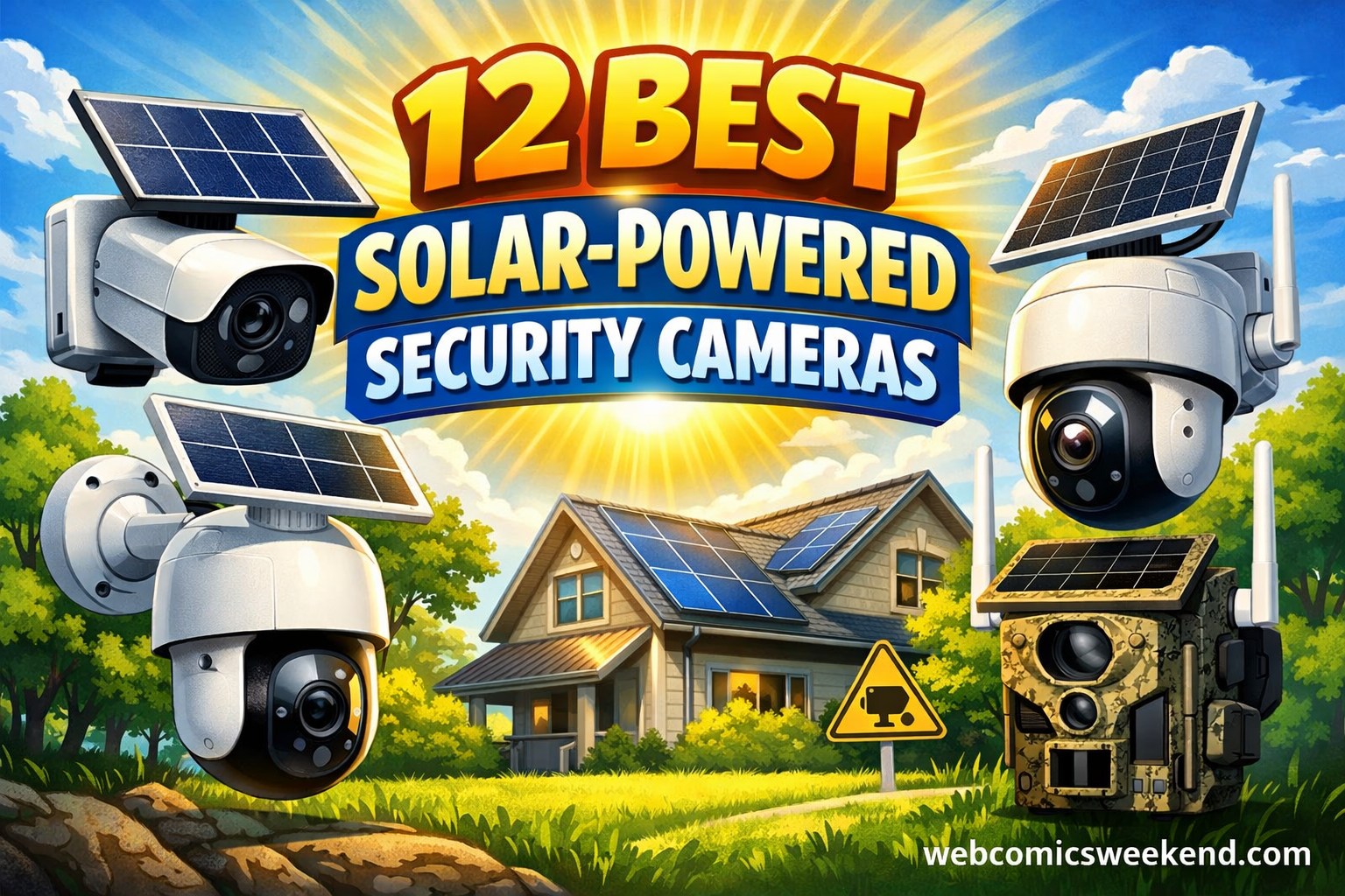 12 Best Solar-Powered Security Cameras