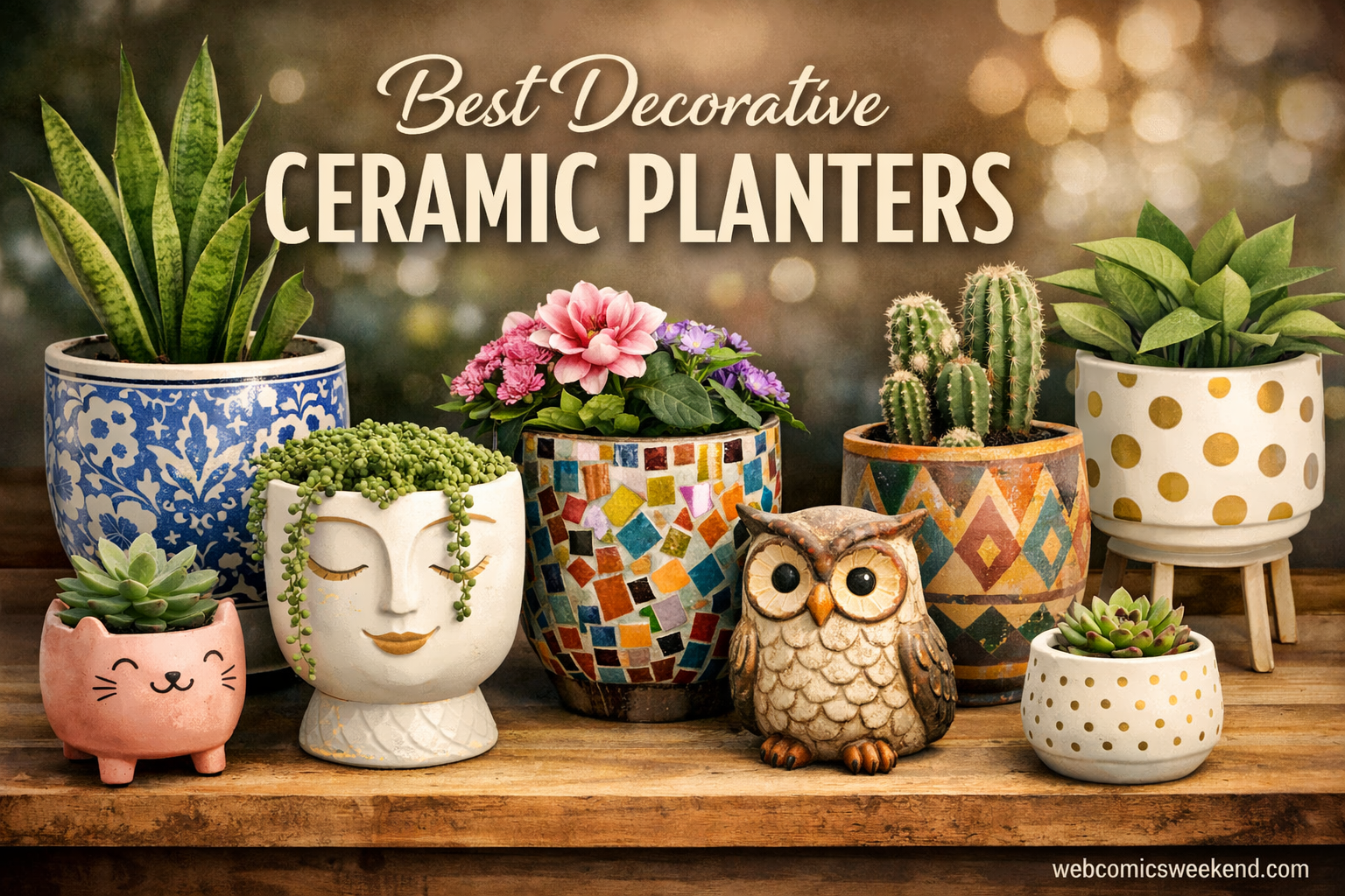 16 Best Decorative Ceramic Planters