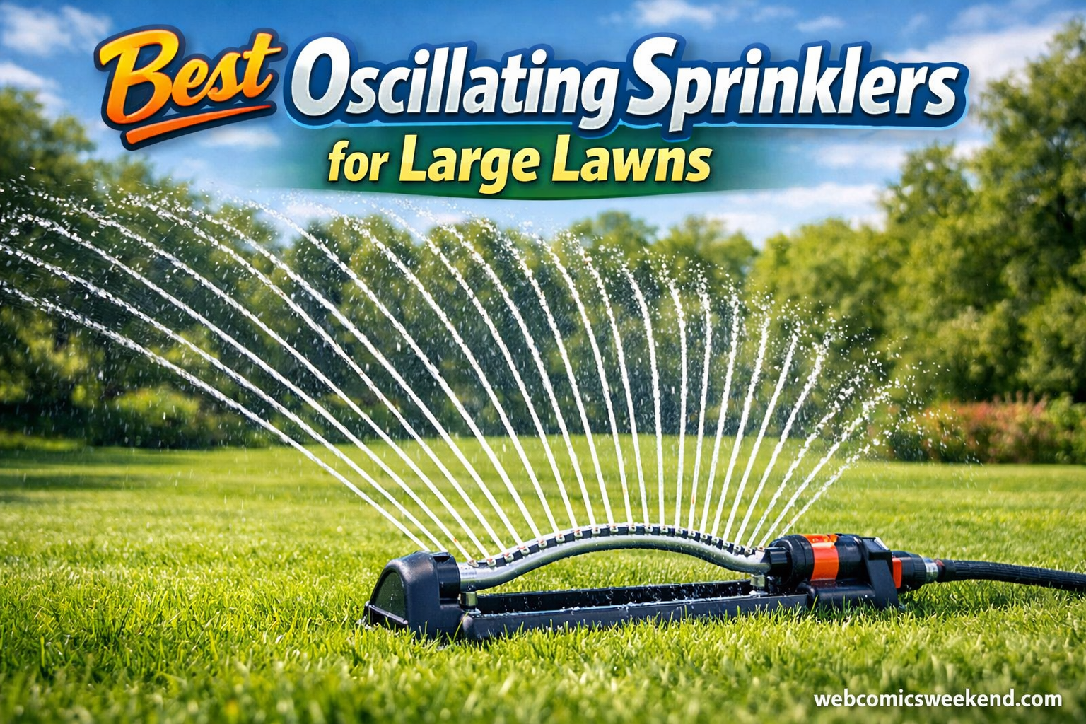 4 Best Oscillating Sprinklers for Large Lawns
