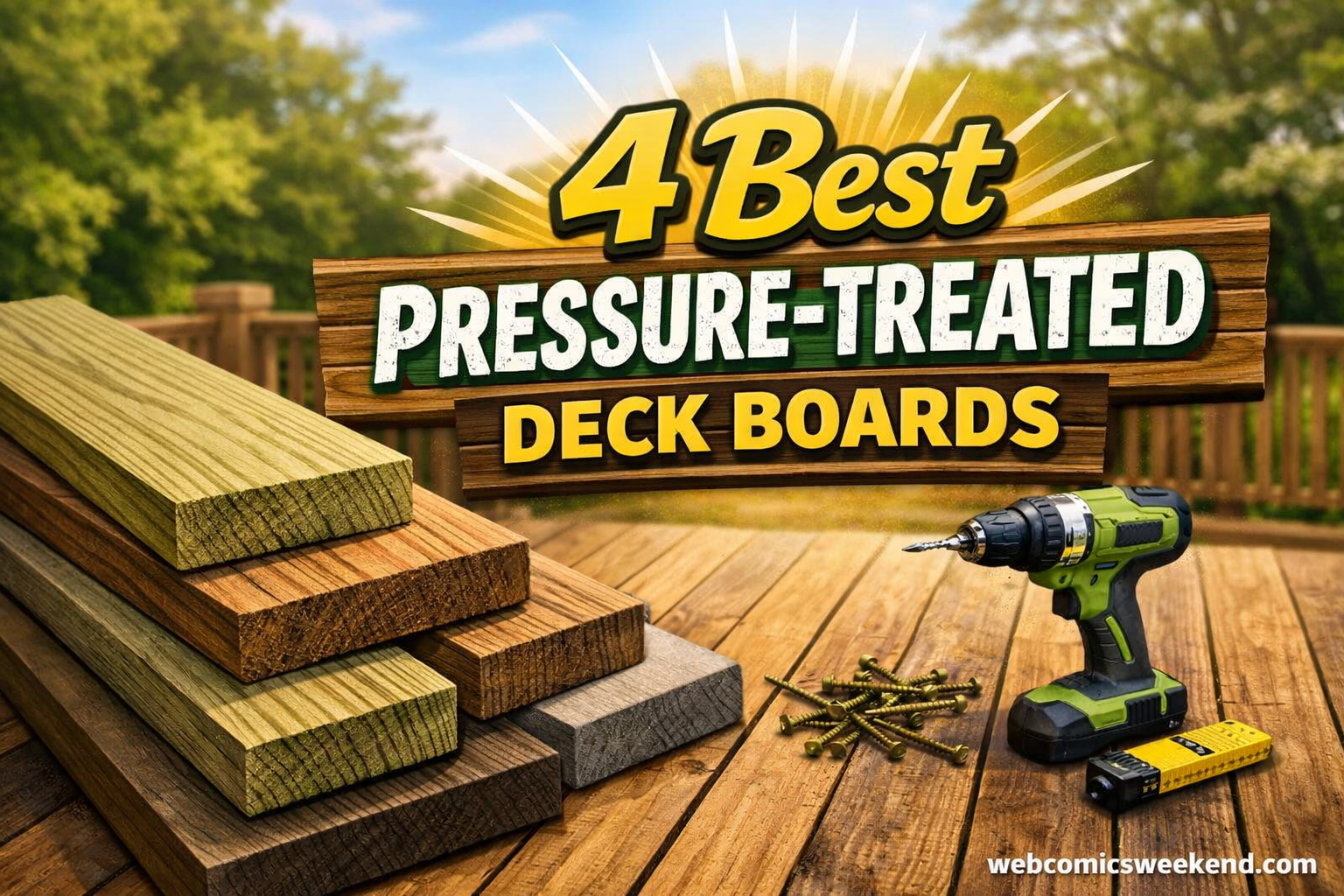 4 Best Pressure-Treated Deck Boards