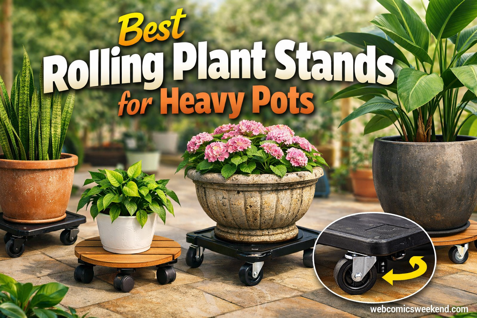 5 Best Rolling Plant Stands for Heavy Pots