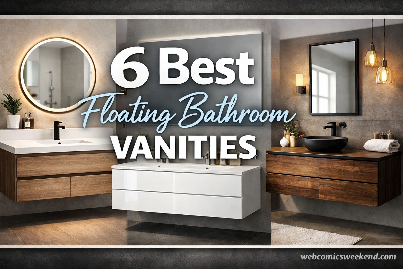6 Best Floating Bathroom Vanities