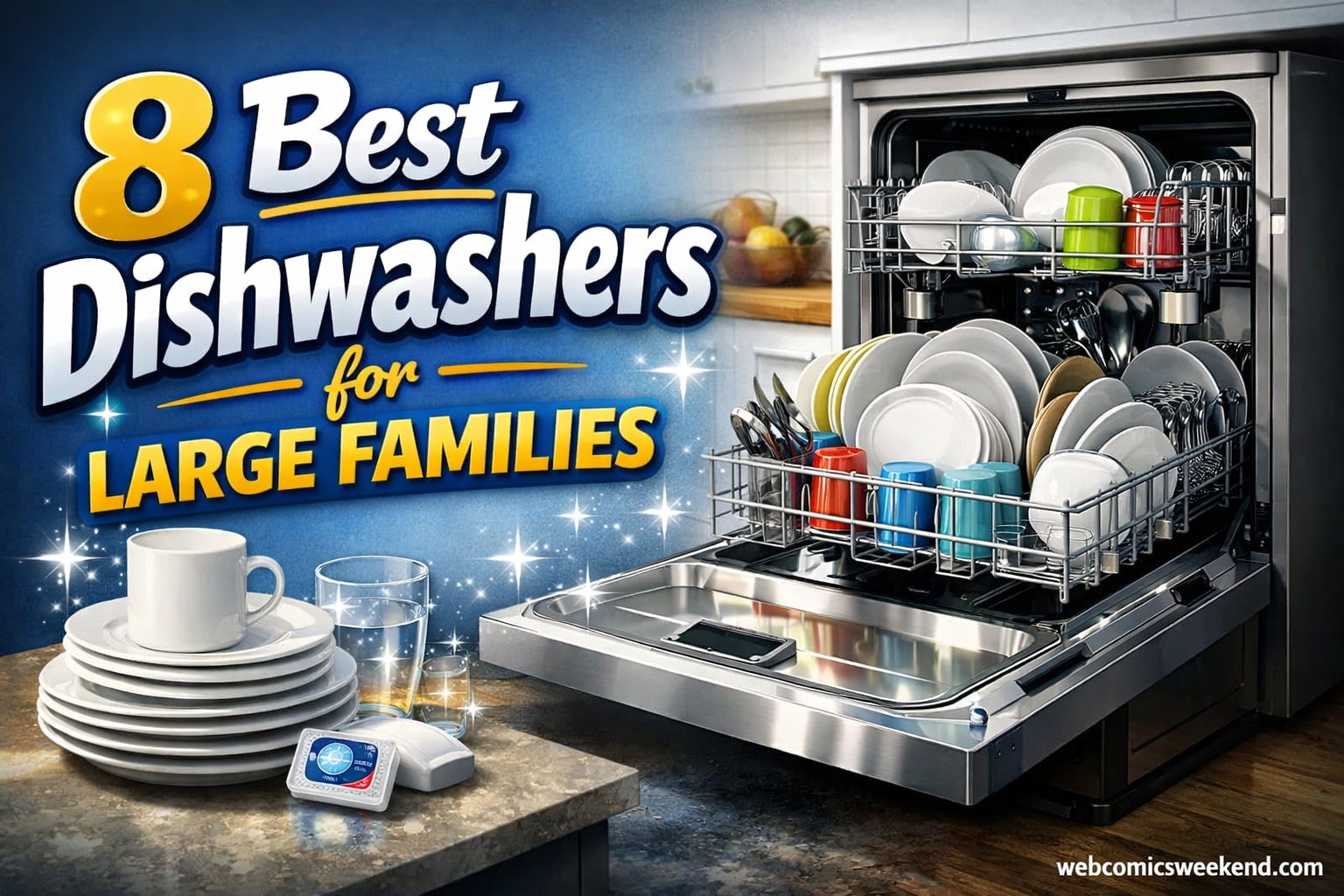 8 Best Dishwashers for Large Families