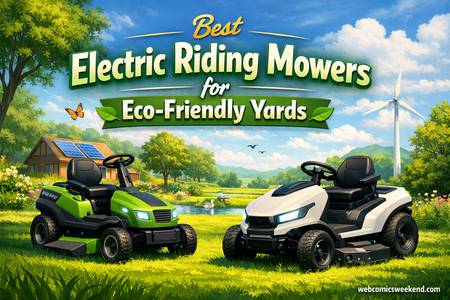 8 Best Electric Riding Mowers for Eco-Friendly Yards