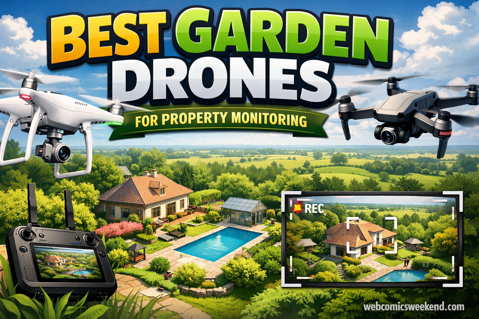 8 Best Garden Drones for Property Monitoring
