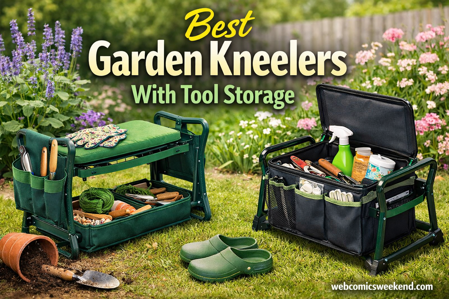 8 Best Garden Kneelers With Tool Storage